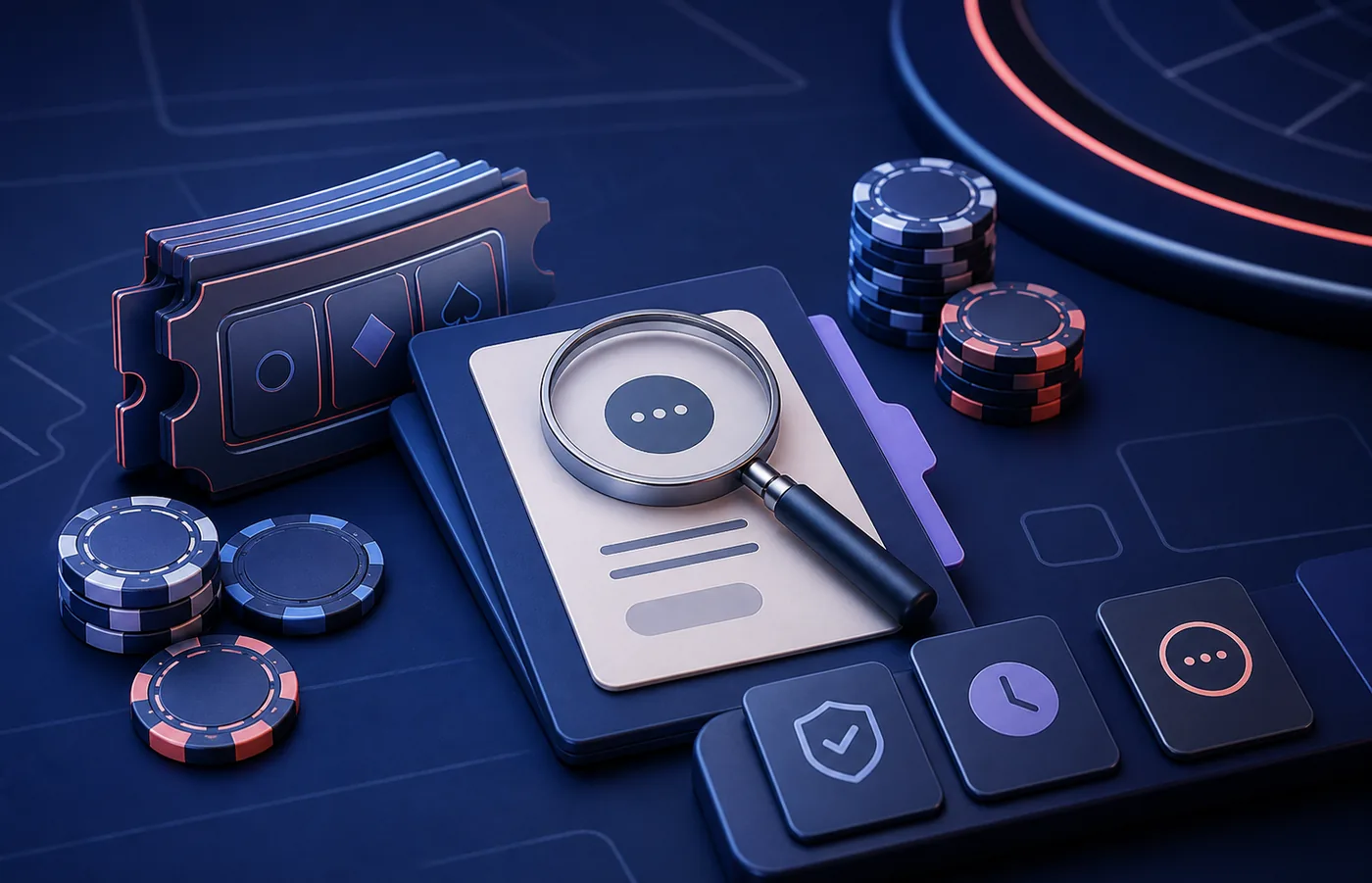 Informações de pagamentos e promoções em contexto de cassino online